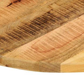 Tampo de mesa redondo Ø90x2,5cm madeira mangueira áspera maciça