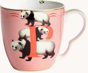 Caneca em porcelana fine bone china Panda