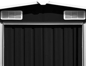 Abrigo de jardim 257x990x181 cm aço galvanizado antracite