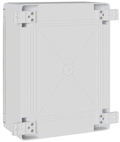 Armário de Controle IP65 à Prova d'Água Cinza 30x16,5x40 cm de Plástic