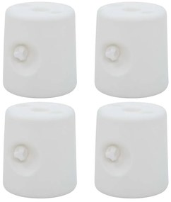 Pesos para tenda 4 pcs PE branco