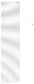 Persiana de Janela com cortinas Outros Manual Branco 80 x 130 cm Alumí