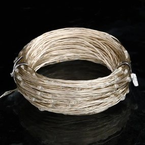Cordão de Micro Luzes - 40 m - 400 LED -  8 funções -  Azul