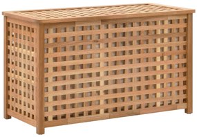 Arca p/ roupa suja 77,5x37,5x46,5 cm madeira nogueira maciça