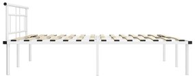 Estrutura de cama em metal 180x200 cm branco