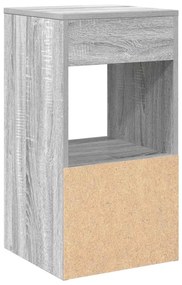 Mesas de cabeceira com gaveta 2pcs 35x34x66,5cm cinzento sonoma