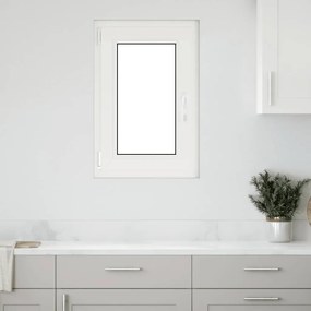 vidaXL Janela de porão "RISOR" 50x75 cm oscilobatente DIN esquerda antracite