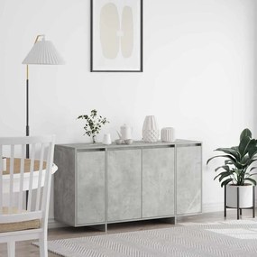 vidaXL Buffet Cinzento cimento 135 x 41 x 69 cm Madeira processada
