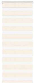 vidaXL Cortina de zebra 55x150 cm largura do tecido 50,9 cm poliéster