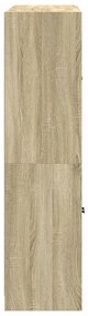 Estante c/ portas 136x37x142 cm deriv. madeira carvalho sonoma