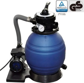 90291 vidaXL Bomba de filtro de areia 400 W 11000 l/h