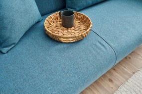 Sofá de 3 Lugares Revos – Turquesa – 200x80x100 cm