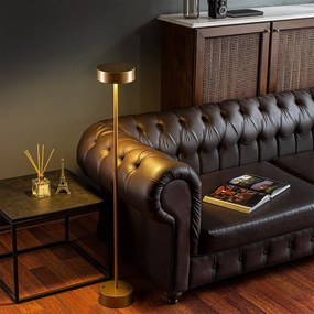 Candeeiro de Pé Keyf – Dourado – Diâmetro: 16 cm Altura: 111 cm