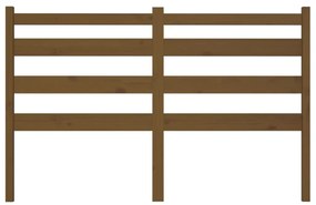 Cabeceira de cama 186x4x100 cm pinho maciço castanho mel