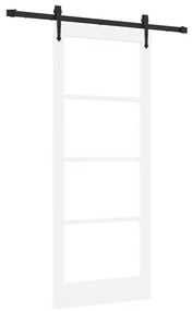 Porta Deslizante vidaXL com Conjunto de Ferragens 'ORKDAL'Branca 83x20