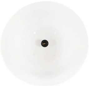 Candeeiro teto industrial redondo 25 W 42 cm E27 branco