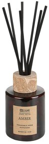 Conjunto de vela de cera de soja e difusor de fragrância âmbar DARK ELEGANCE Beliani