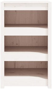 Armário de cozinha p/ exterior 55x55x92 cm pinho maciço branco