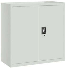 Arquivador 90x40x130 cm aço cinzento-claro
