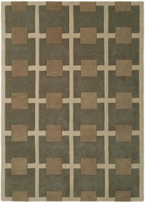 Tapete em lã de pelo curto artesanal Marina