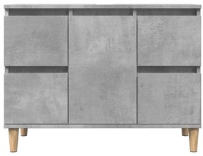 Móvel p/ lavatório 80x33x60 cm derivados madeira cinza cimento