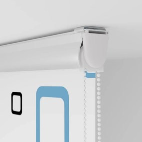 Rolo de Duche Estores cassete 110x240 cm Largura Tecido 106 cm
