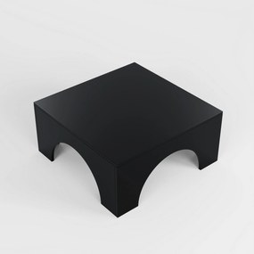 Mesa de Café Collesium - Preta - 80x37x80cm