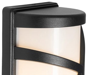 Candeeiro de parede exterior moderno preto IP44 - Suzie Moderno