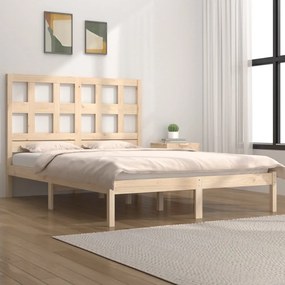 Cama sem colchão 180x200 cm madeira de pinho maciça