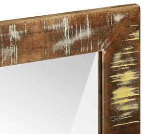Espelho de Casa de Banho 50x22x70 cm Madeira Maciça Reaproveitada