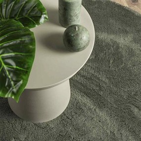 Tapete 'HUARTE'de Pelagem Curta e Lavável Verde Floresta 160x230 cm