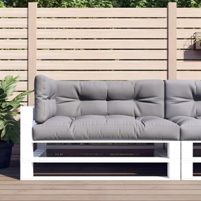 314559 vidaXL Almofadões p/ móveis de paletes 3 pcs tecido cinza