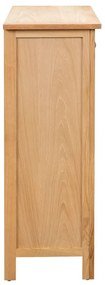 Armário para vinhos 72x32x90 cm madeira carvalho maciça