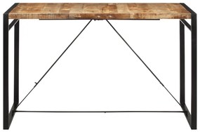 Mesa de bar 175x90x110 cm madeira de mangueira áspera maciça