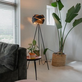 Candeeiro de pé moderno preto - Cloth