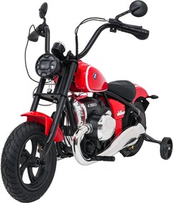 Mota elétrica para crianças 24V BMW R18, Rodas	ar bombeado Vermelha