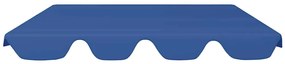Toldo suplente baloiço jardim 188/168x145/110 cm azul