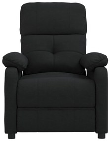 Poltrona de massagens reclinável tecido preto