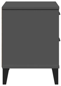 Mesa de cabeceira VIKEN derivados de madeira cinzento antracite