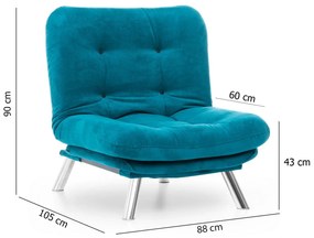 Conjunto de Mobiliário de Sala de Estar Inci – Nogueira Azul – TV: 160