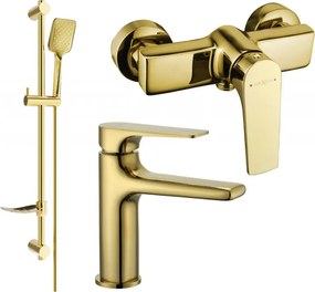 Mexen Lynx DF62 conjunto de duche, dourado - 745904DF62-50