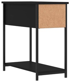 Mesas de cabeceira 2pcs 30x60x60 cm derivados de madeira preto