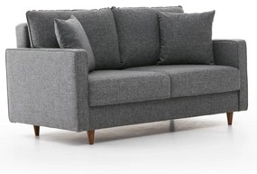 Sofá de 2 Lugares Eva – Cinzento – 155 cm x 82 cm x 90 cm