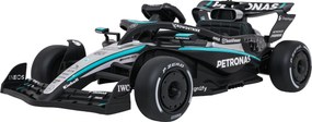 Carro elétrico para Crianças 12V AMG PETRONAS Formula 1 Rodas de espuma EVA, Assento Couro ecológico Preto