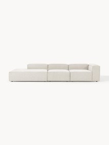 Chaise longue modular XL em bouclé Lennon