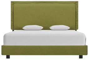 Estrutura de cama 140x200 cm tecido verde