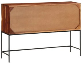 Aparador 110x28x76 cm madeira de acácia maciça