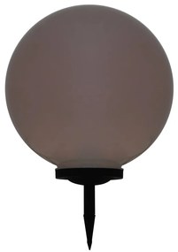 vidaXL Candeeiro solar de exterior LED esférico 50 cm RGB
