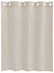 Cortinas com cortinas 2 pcs Areia 140 x 140 cm Poliéster