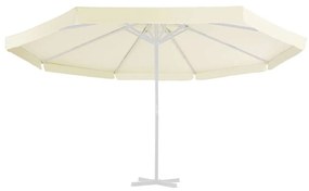 Tecido de substituição para guarda-sol 500 cm cor areia